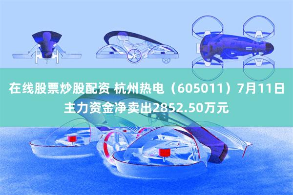 在线股票炒股配资 杭州热电（605011）7月11日主力资金净卖出2852.50万元