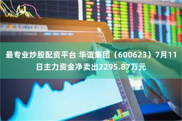 最专业炒股配资平台 华谊集团（600623）7月11日主力资金净卖出2295.87万元