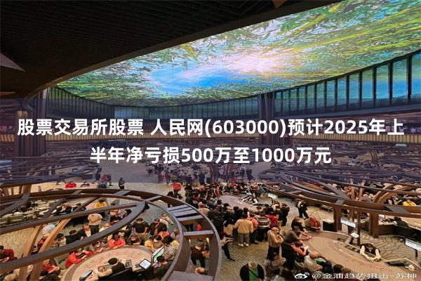 股票交易所股票 人民网(603000)预计2025年上半年净亏损500万至1000万元