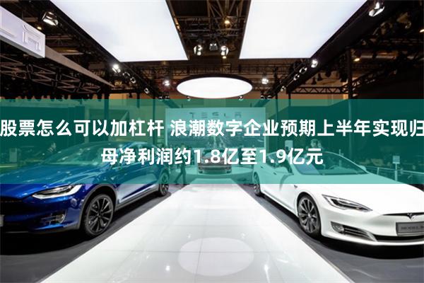 股票怎么可以加杠杆 浪潮数字企业预期上半年实现归母净利润约1.8亿至1.9亿元