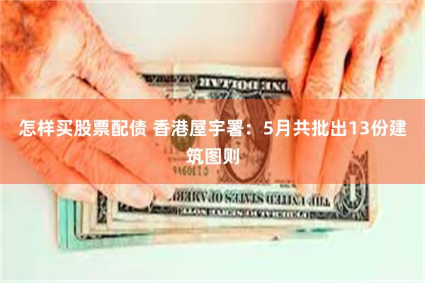 怎样买股票配债 香港屋宇署:5月共批出13份建筑图则